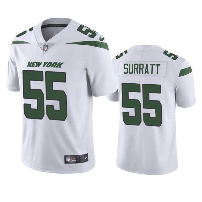 Men & Women & Youth New York Jets #55 Chazz Surratt White Vapor Untouchable Limited Stitched Jersey->new york jets->NFL Jersey